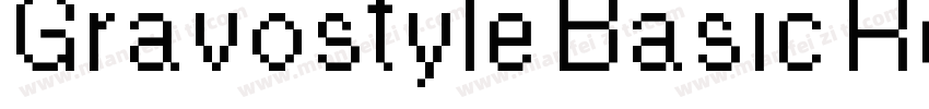 Gravostyle Basic Reg字体转换